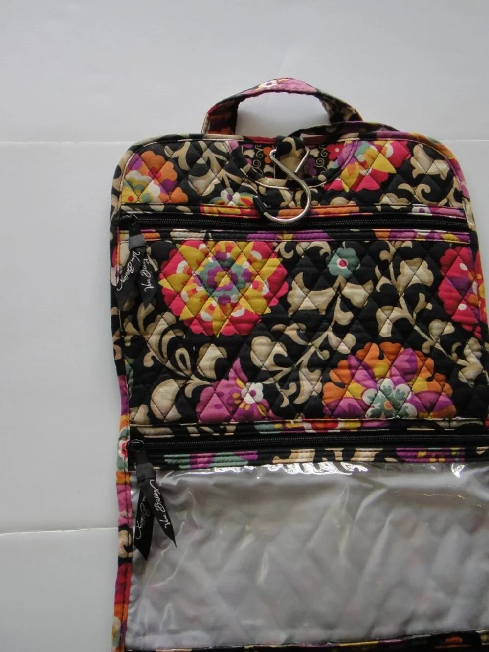 Vera Bradley Hanging Travel Organizer Suzani Toiletry Makeup Jewelry  Craft Bag